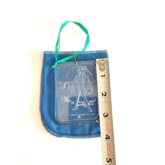 Vtg 1979 McDonalds Norman Rockwell Charles Dickens Plastic Christmas Ornament - Picture 2 of 3